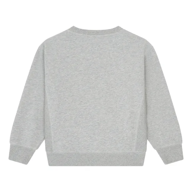 Organic cotton sweatshirt  | Grey