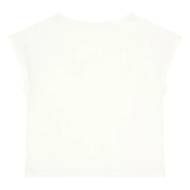 Camiseta de manga corta de algodón orgánico | Blanco