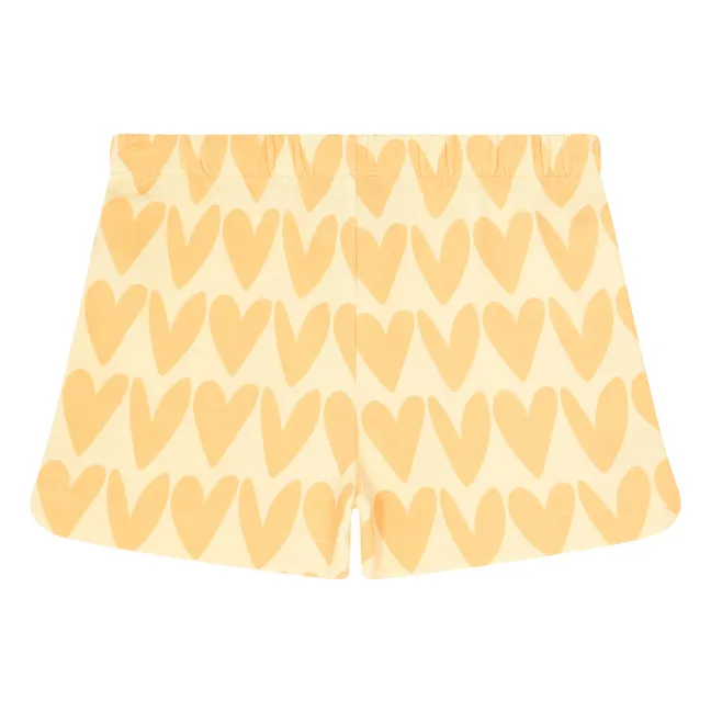Organic shorts | Pale yellow