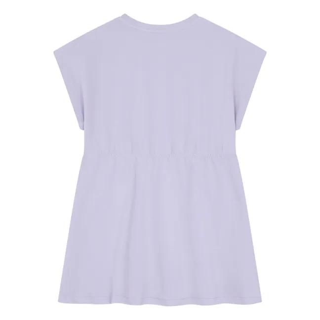 Organic Cotton Mini Dress | Lilac