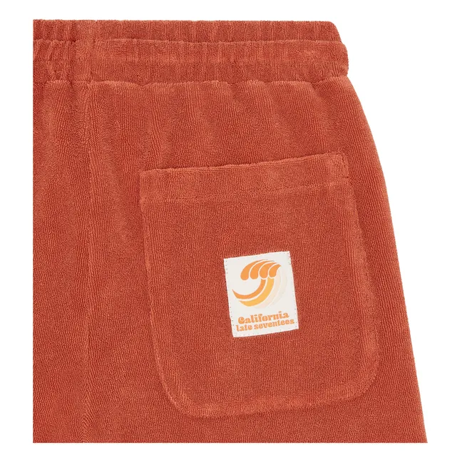 Pantalones cortos de algodón ecológico | Terracotta