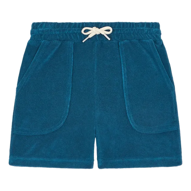 Pantaloncini in cotone biologico | Blu notte