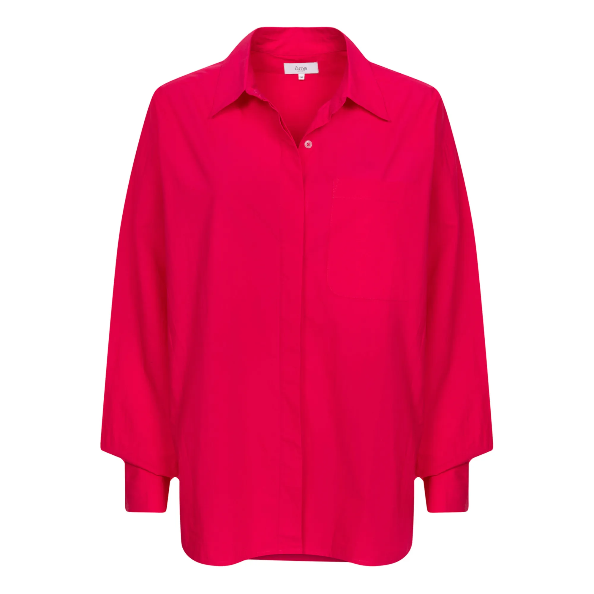 Âme Fuchsia Daddy Cotton Poplin Shirt