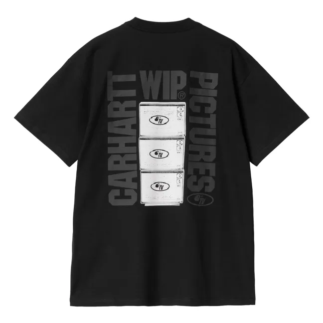 T-Shirt Wip Pictures Bio-Baumwolle | Schwarz