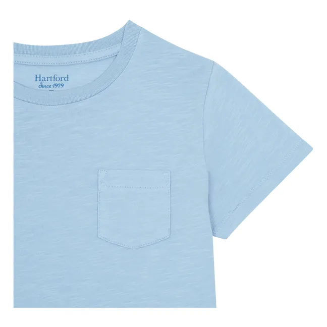 T-shirt Pocket Crew | Bleu