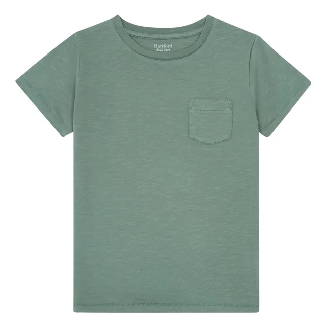 Camiseta Pocket Crew | Verde Kaki