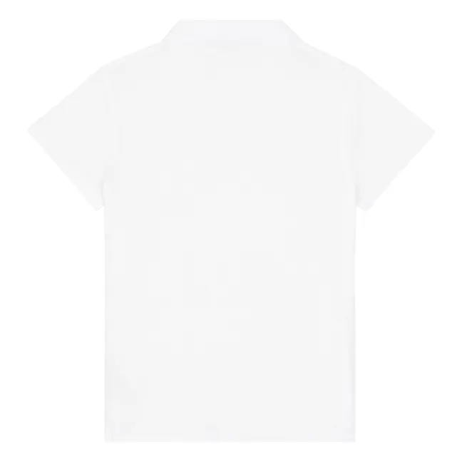Piqué-Poloshirt | Weiß