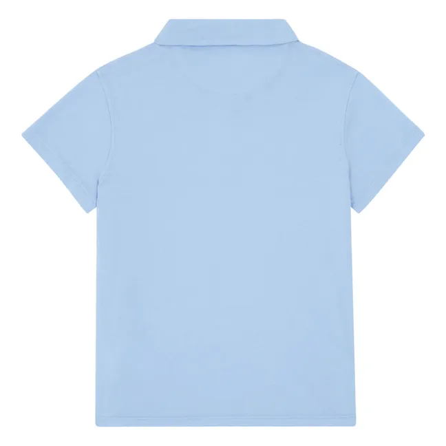 Piqué-Poloshirt | Blau
