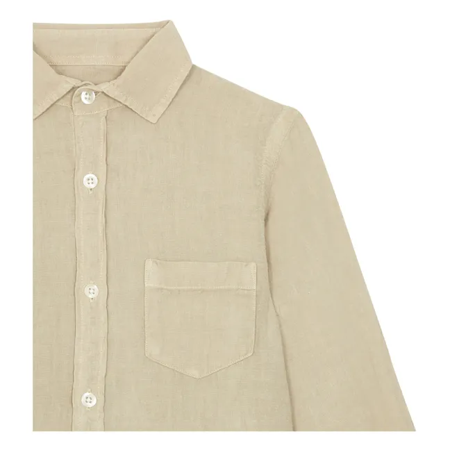 Paul Pat Linen shirt | Khaki