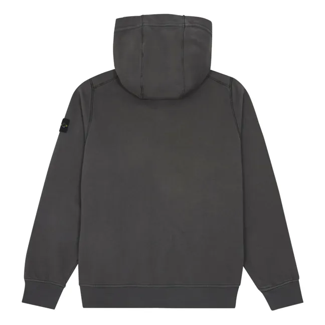 Logo zip sweatshirt | Grey blue