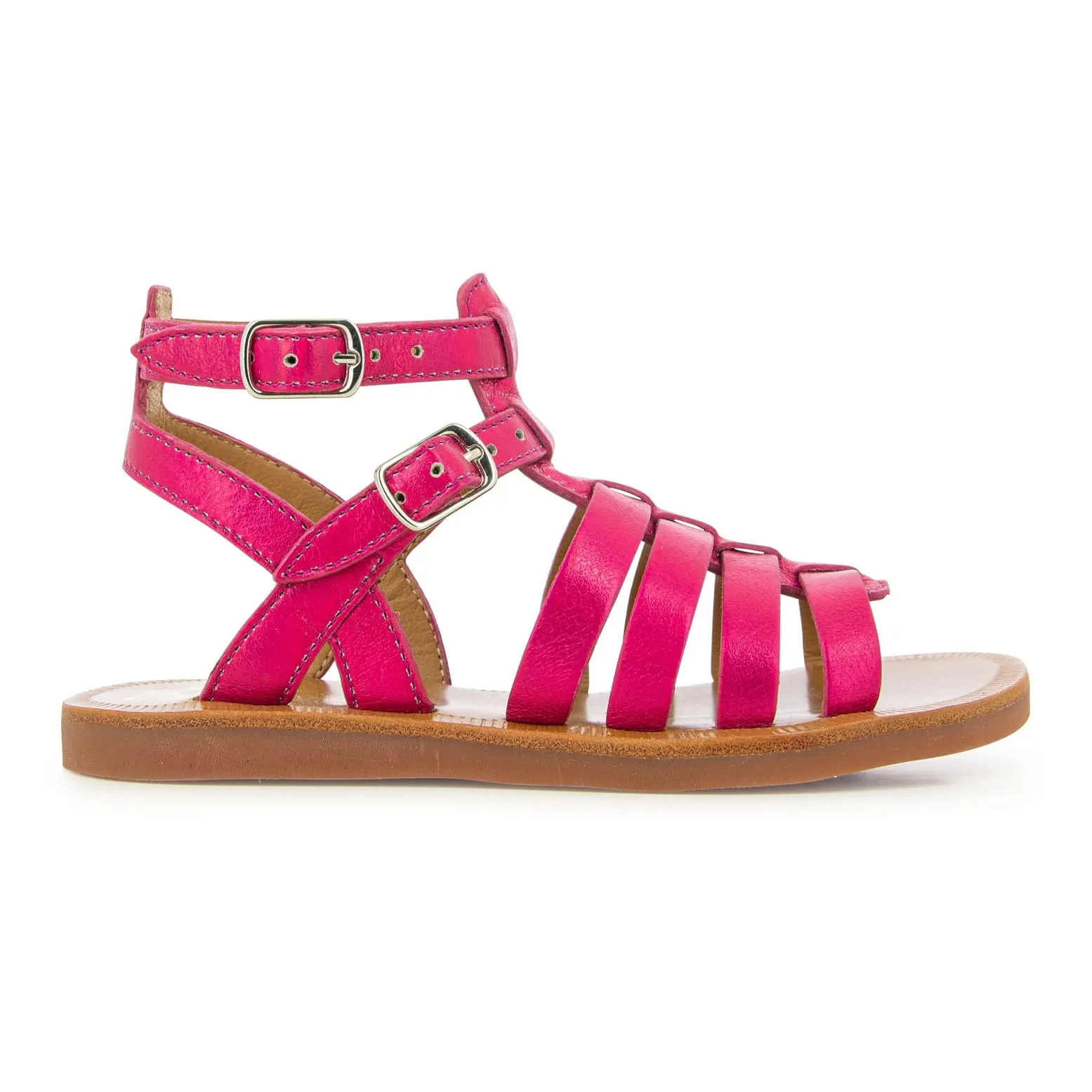 Pom D'api Pink Plagette Gladiator Sandals