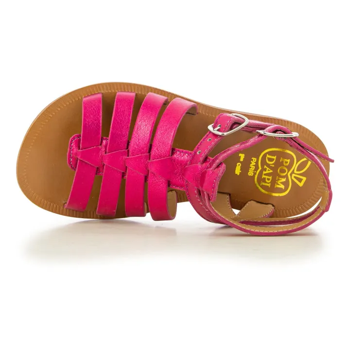 Plagette Gladiator Sandalen | Rosa- Produktbild Nr. 3