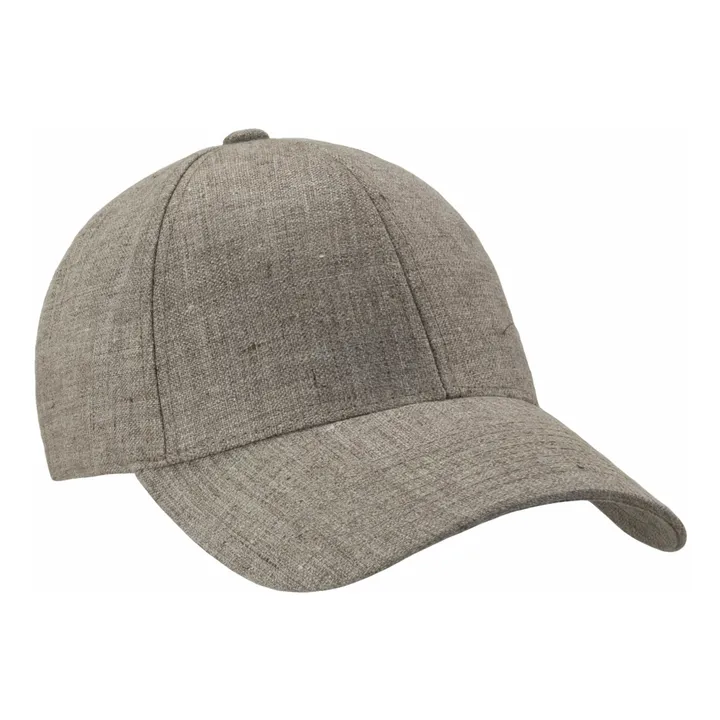 Casquette Lin | Taupe- Image produit n°1