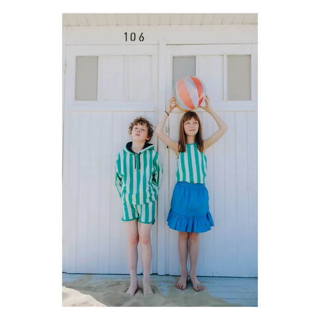 Falda Irma Cœur Coton Bio | Turquoise