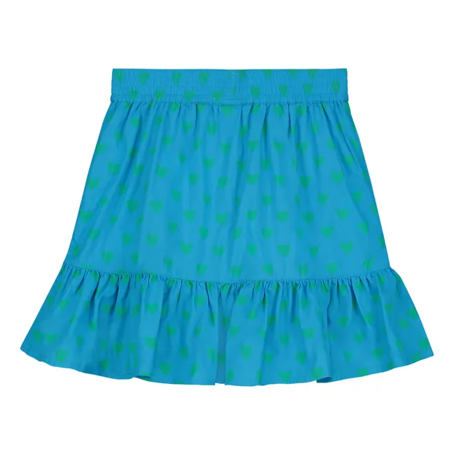 Falda Irma Cœur Coton Bio | Turquoise