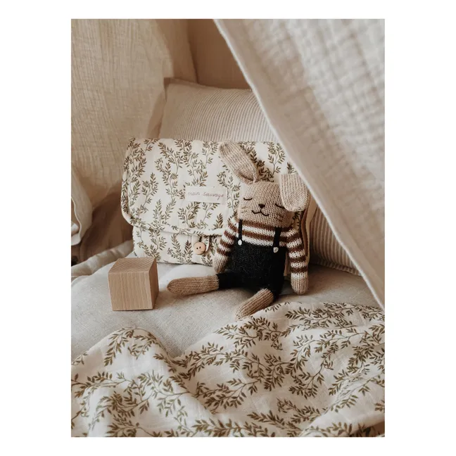 Pupazzetto - Coniglio con salopette | Nero