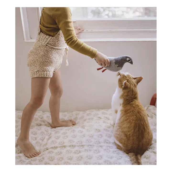 Pigeon Soft Toy | Light grey- Product image n°1