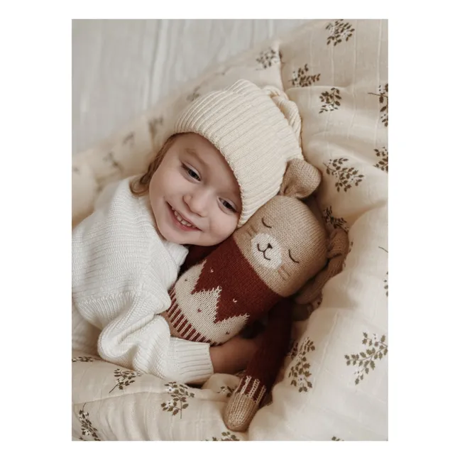 Großes Schmusetuch Hase Pullover Jacquard  | Siena