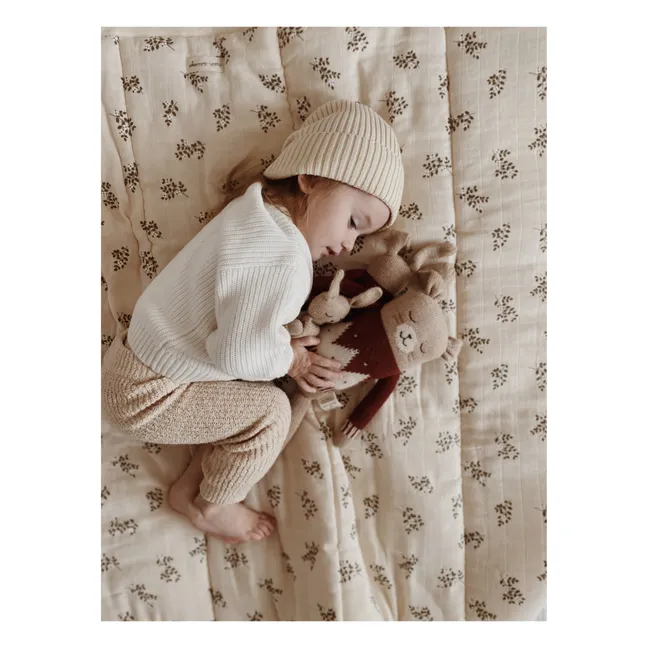 Großes Schmusetuch Hase Pullover Jacquard  | Siena