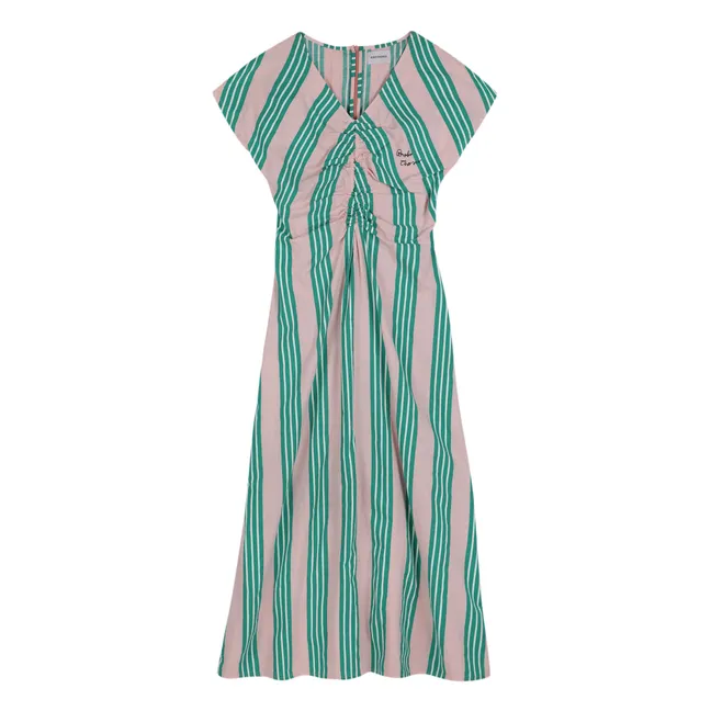 Stripes Dress x Smallable | Pale pink