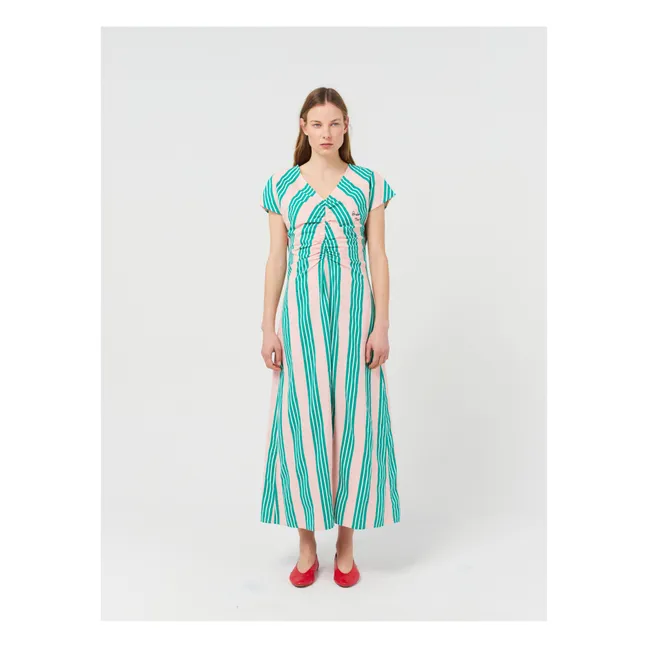 Stripes Dress x Smallable | Pale pink