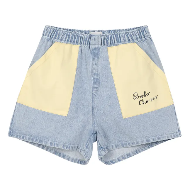 Denim shorts x Smallable | Light Blue