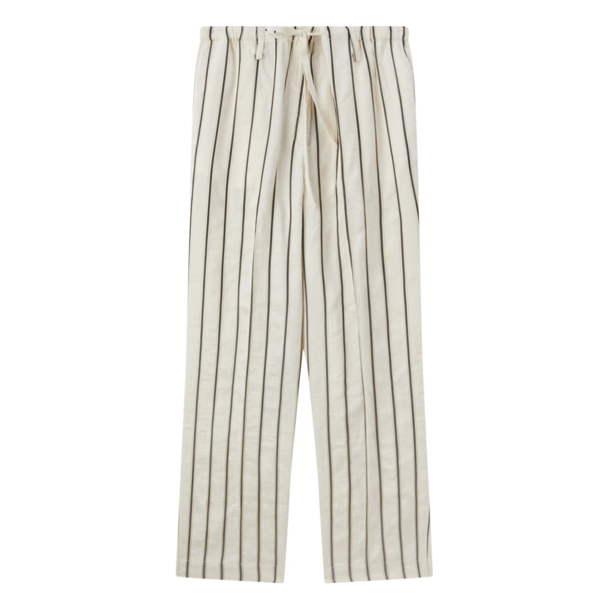 Pomandère Off White Elasticated Stripe Pants