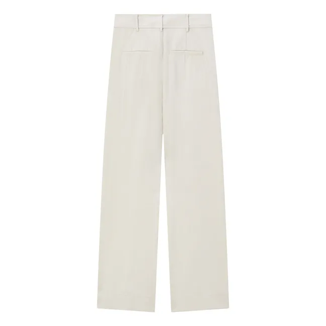 Wide-leg trousers | White