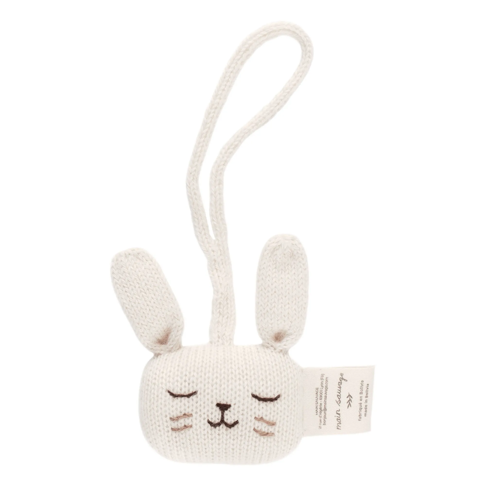 Main Sauvage - Hochet à suspendre Lapin (Main Sauvage) - Image 1