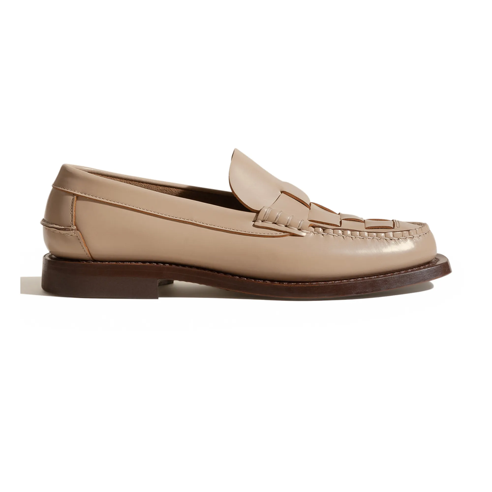 Hereu Sand Nombella Leather Loafers