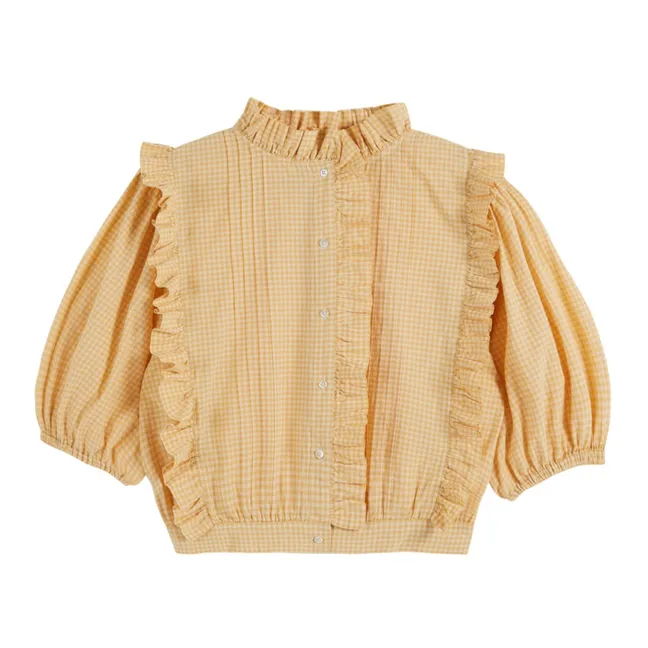 Zolia Vichy blouse - Women's collection | Yellow