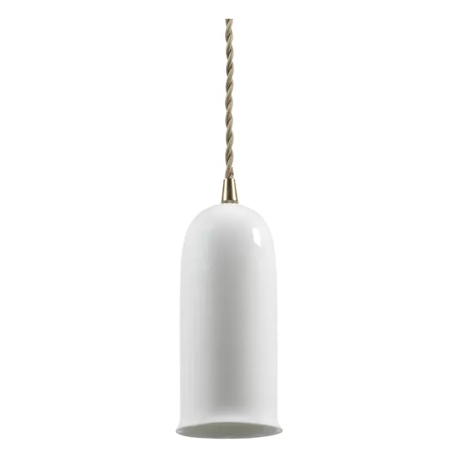 Lámpara colgante de porcelana Olympia N°1, Anita Le Grelle | Blanco