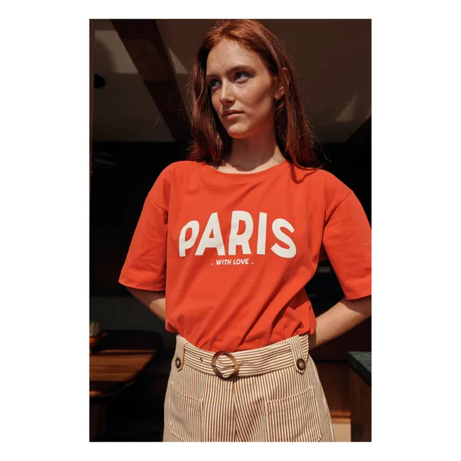 Zaris Organic Cotton T-shirt - Women's Collection | Red