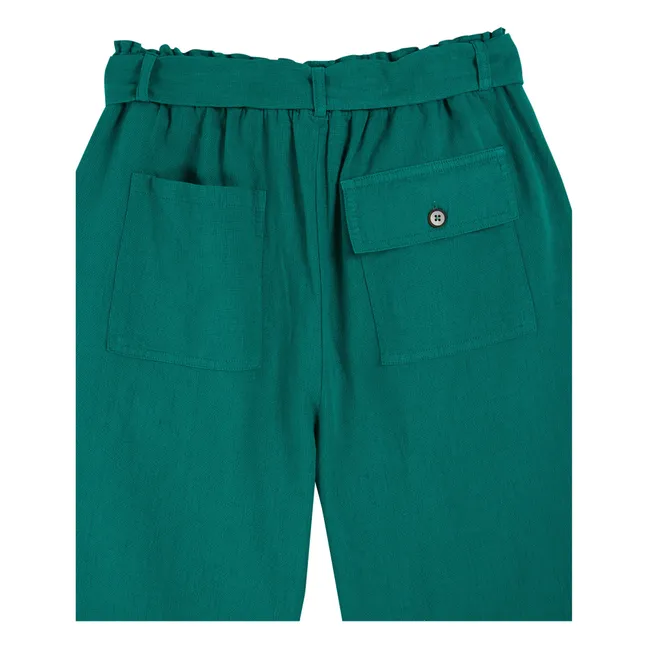 Pantalones Zemily Lino - Colección Mujer | Verde