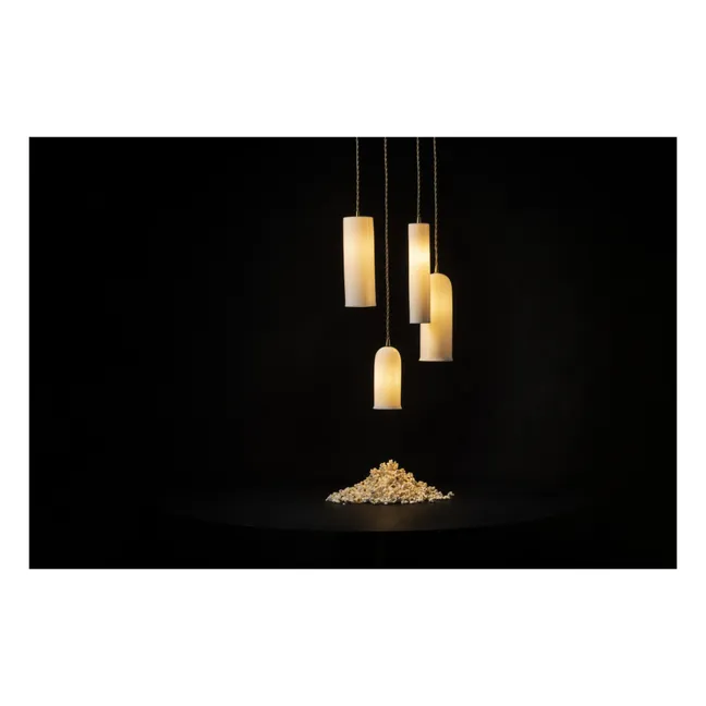 Olympia N°4 porcelain hanging lamp, Anita Le Grelle | White