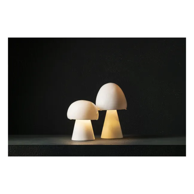 Lámpara de mesa de porcelana Joe N21, Anita Le Grelle | Blanco