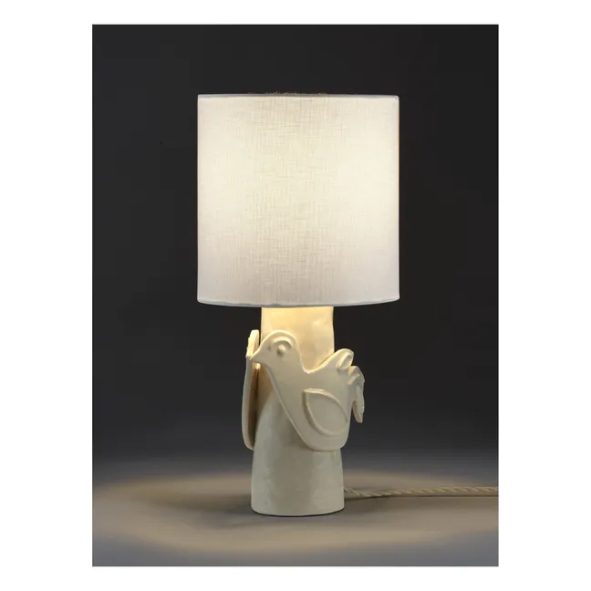 Paloma stoneware table lamp, Marie Michielssen | White
