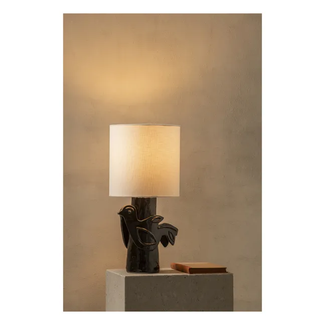 Paloma stoneware table lamp, Marie Michielssen | Black
