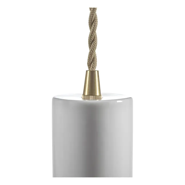 Olympia N°3 porcelain hanging lamp, Anita Le Grelle | White