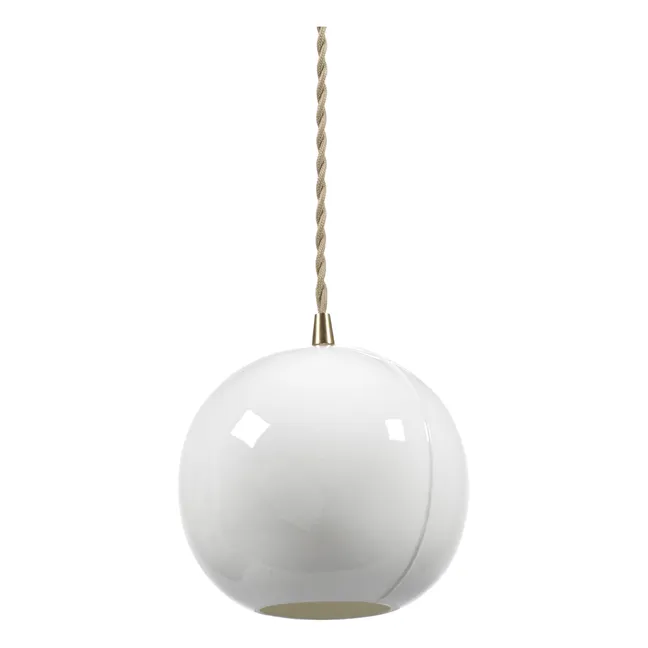 Cosmo porcelain hanging lamp, Anita Le Grelle | White
