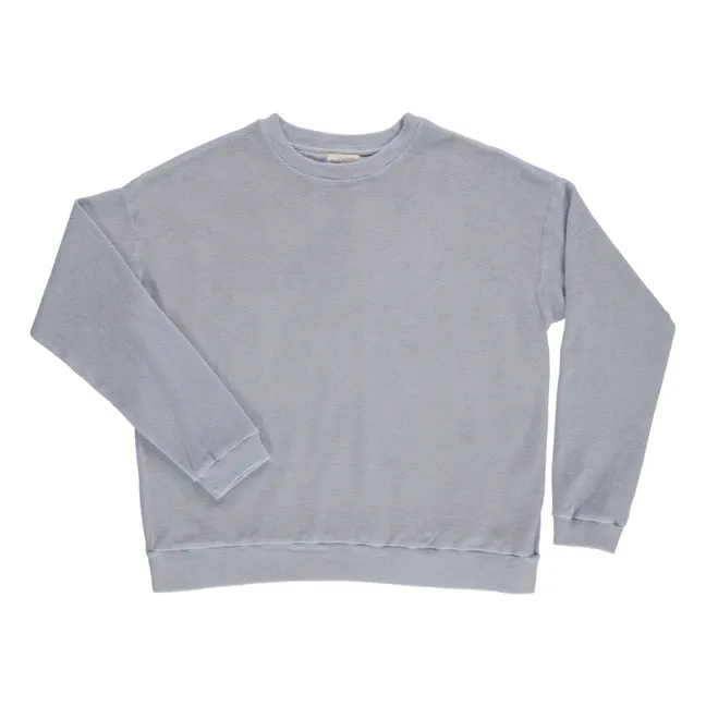 Acentra Towelling Sweat Top - Colección Mujer | Azul Gris