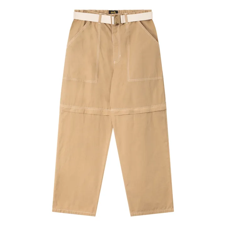 Pantalones con cremallera | Beige- Imagen del producto n°0