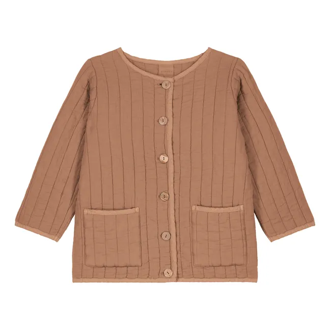 Mahé Quilted Jacket | Terracotta