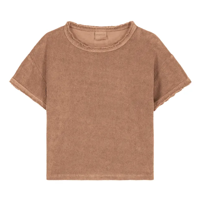 T-shirt Essential Eponge | Terracotta