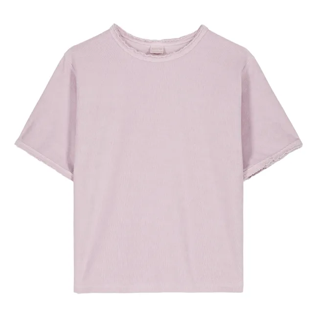 Essential Frottee T-Shirt | Mauve