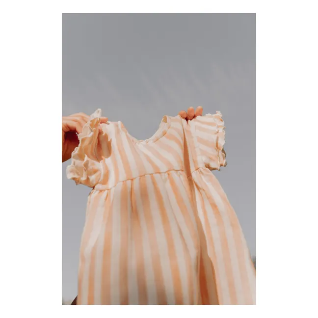 Striped Cousin Dress | Pink