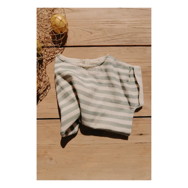 Blusa de rayas Praslin | Verde