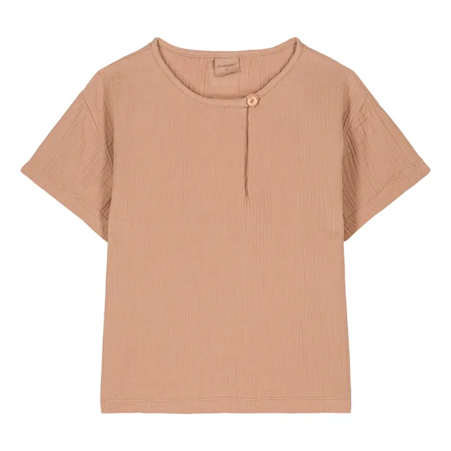 Orso Cotton Gauze T-shirt | Dusty Pink