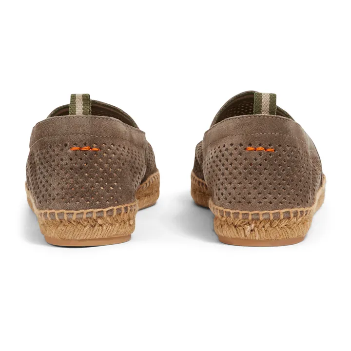 Espadrilles Pablo Suède Perforées  | Taupe- Image produit n°2