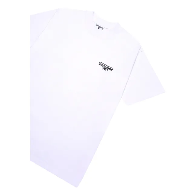 Wine Spill organic cotton T-shirt | White